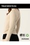 Women's Boat Neck Modal Cashmere Long Sleeve T-Shirt - 5