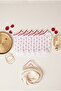 Set of 6 White Polka Dot Women's Socks - Soft Cotton