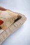 Abstract Floral Fringe Pillowcase - Artistic Floral Bohemian Beige Orange Cream Tassel Throw Pillow Cover - 8
