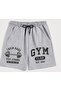 Unisex Oversize Relaxed Fit High Waist Special Design Printed Summer Shorts