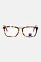 Women VGP026 Square Eyeglasses, Havana Brown