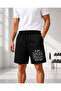 Dc Athletic Series 026 2-Pack Men's Black Printed Economic Shorts Comfortable Fit Summer Casual Bermuda/Shorts - 3