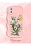 iPhone X Compatible Case Camera Protector Pink Silicone Couple Phone Case Butterfly Pattern - 2