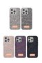 Onegif iPhone 14 Pro Max Compatible Bright Glitter Cover - Pink - 2