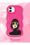 iPhone 11 Compatible Case Camera Protector Red Silicone Couple Phone Case Girl Pattern - 2