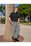Azure Mare Men's Slim Fit 2-Button Polo T-Shirt - 8