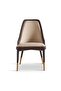PRESCOTT DINING CHAIR PU - YELLOW & BLACK - 6