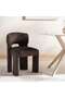 كرسي طعام نوري - بني داكن
