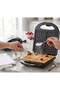 1500W 4-Slice Non-Stick Electric Waffle Maker with Temp Control - 3