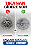 Silicone Twist Sink Drain Strainer 10 Cm, Hair and Waste Catcher with Rotating Cap (1 Piece) - 2