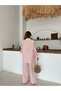 Women's Shirt with Stone Embroidery on Shoulders and Sleeves, Standard Pants Size Suit - 5
