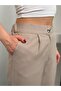 Women's Sleeveless Double-Breasted Blazer Vest Pants Set - 3
