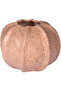 Decorative Ceramic Vase Grained Sand Light Brown 17X13 Cm. - 3