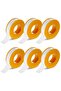 6Pcs Teflon Tape, Thread Seal Tapes, PTFE Thread Seal Tape for Plumbers Sealant Tape for Leak Water Pipe Thread 10Mtr x 0.075mm x 12mm Heavy Duty Thread Seal Tape