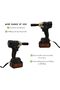 168V Cordless Impact Wrench Kit, 300–320N.m Max Torque, 2300RPM, 3550 IPM, LED Work Light, 2 Lithium Batteries, Sockets, Bits & Charger Included – BN-HK139 - 4