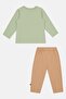 Toddlers Girl 2 Pcs Graphic Print Top And Pants Set, Multicolor - 3