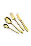 26-piece Gold Cutlery Set with Stand