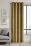 Toscana Yellow Custom Size Background Curtain 180X260 1X2.5 Pleated