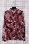 Women's Plus Size Lycra Shirt Collar Placket Patterned Long Sleeve Mom T-Shirt Shirt Combed Cotton Blouse - 2