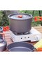 Portable Single Burner Camping Gas Stove with Piezo Ignition, Anti-Skid Pot Stand for Outdoor Cooking - 2