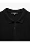 Cotton Pique Fabric Short Sleeve Polo Collar Printed Slim Fit T-Shirt - 3