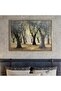 Signtouch Golden Floating Frame Trees Canvas Wall Art 60x90 cm With Outer Frame - 4