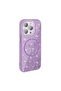 iPhone 15 Pro Max Case Non-Spill Glitter Silicone Magsafe Camera Raised Omsy - 3