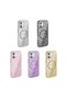 iPhone 16 Case Non-Spill Glitter Silicone Magsafe Camera Raised Brsa - 6