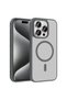 Apple iPhone 15 Pro Max Compatible Case Magsmoke Neo Gray