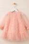 Fairy Tale Rose Girl's Dress Salmon - 2