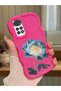 Redmi Note 11S Compatible Case Camera Protector Red Silicone Couple Phone Case Floral Pattern