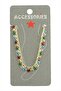 Luxury Steel Anklet with Zircon Stones - Yellow