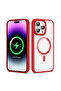 iPhone 14 Pro Max Case Edges Slim Back Magsafe Camera Raised Silicone Senk - 4
