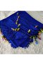 Handmade Rainbow Spring Beaded Crochet Border Writing Edge Cheesecloth Yemeni Dowry Bag Circle - 2