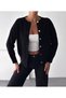 Women's Black Colored Buttoned Basic Knitwear Cardigan Standard Size Smlxl Compatible - 6