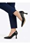 Women's Flora Black Crocodile 6 cm Thin Heeled Stiletto - 2