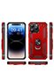 iPhone 15 Pro Case Camera Protector Magnetic Stand Tank Protection Senk - 4