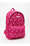 Pink School Backpack Double Compartment Primary School Secondary School Travel Daily Bag Plcan26002-006 - 2
