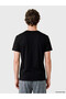 Özmarka New Season Black Slim Fit Modal Fabric T-Shirt /02 - 3