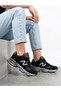 Women's Black Sneaker Orthopedic Sole Walking Shoes - 3