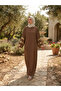 Flared Sleeves, Three-Stripe Accessory Detail, Loose Fit, Dress That Can Be Worn on Casual and Special Occasions. - 4