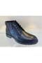 Genuine Leather Lace-Up Zippered Classic Boots Men's Shoes - 2