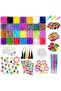 Loom Band Kit 7000 PCs + other Fun Instruments Ultimate Loom Band Kit with rubber bands, beads, hooks and other Accessories Best Creative Crafting Kit for Birthday Gift.