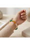 Green Orange Cream Acrylic Flexible Women's Bracelet Modern Design