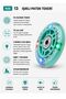 70 mm Colorful Led Light up Turquoise Skate Wheels Pu Silicon Abec 7 Bearing Code 13 - 2