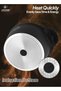 Life Smile 6Pcs Non-Stick Cookware Sets-Titanium Coating Cookwares, Cooking Set Non-Stick Includes 20/24/28cm Casserole with Lid,Oven Safe Aluminium Pots Set - 2