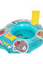 Baby Canopy Inflatable Pool & Beach Float Swim Ring, PVC - 3