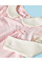 Infant Girls Soft Pink Collared Velour Dress - 2