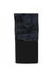Women's Black Modest Abaya with Velvet Floral Cuffs - 6