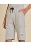 Senior Boys Grey Melange Active Fashion Shorts - 4